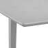 Mesa de comedor extensible gris (80-120)x80x74 cm