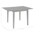 Mesa de comedor extensible gris (80-120)x80x74 cm