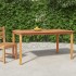 Mesa de comedor de jardín madera maciza de teca 150x90x75