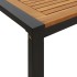 Mesa de jardín con patas en U madera maciza acacia 180x90x75