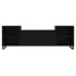 Mueble para TV madera contrachapada negro 160x35x55