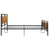 Estructura de cama de metal 200x200