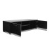 Mueble de TV negro brillo 120x40,5x35