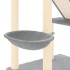 Árbol rascador para gatos suelo a techo gris claro 277-303