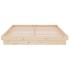 Estructura de cama madera maciza 150x200