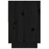 Mesitas de noche 2 uds madera maciza de pino negro 60x34x51