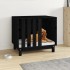 Caseta para perros madera maciza de pino negro 70x50x62