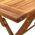 Mesa plegable de jardín madera maciza de acacia 120x70x75