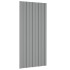 Panel para tejado acero galvanizado gris 36 unidades 100x45