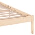 Estructura de cama de madera maciza de pino 160x200