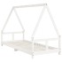 Estructura de cama para niños madera de pino blanco 80x200