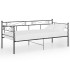 Estructura de sofá cama de metal negro 90x200