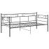 Estructura de sofá cama de metal negro 90x200