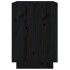 Mesitas de noche 2 uds madera maciza de pino negro 40x35x50