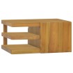 Armario de baño de pared madera maciza de teca 60x45x30 cm