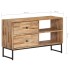 Mueble para TV de madera de teca reciclada 90x30x55