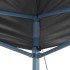 Carpa plegable profesional 2 paredes acero gris antracita 2x2