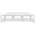 Carpa de fiestas pop-up plegable con 5 paredes blanco 3x9