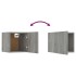 Muebles para TV de pared 8 uds gris Sonoma 30,5x30x30