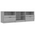 Mueble de TV madera contrachapada gris Sonoma 150x33,5x45