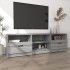 Mueble de TV madera contrachapada gris Sonoma 150x33,5x45