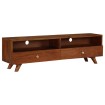 Mueble para TV de madera maciza reciclada 140x30x40 cm