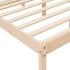 Cama para personas mayores madera maciza de pino 200x200