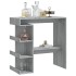 Mesa bar estante almacenaje gris Sonoma 100x50x101,5