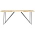 Mesa de comedor de madera maciza de mango 180x90x76