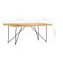 Mesa de comedor de madera maciza de mango 180x90x76