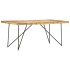 Mesa de comedor de madera maciza de mango 180x90x76