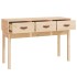 Mesa consola madera maciza de pino 114x40x75