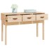 Mesa consola madera maciza de pino 114x40x75