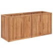 Arriate de madera maciza de teca 150x50x70 cm