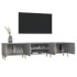 Mueble para TV madera contrachapada gris Sonoma 180x31,5x40