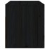 Mesitas de noche de pared 2 uds negro 50x36x40