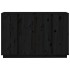 Aparador de madera maciza de pino negro 120x35x80