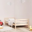 Estructura de cama madera maciza de pino 90x200 cm