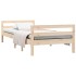 Estructura de cama madera maciza de pino 90x200