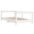 Estructura de cama para niños madera de pino blanco 70x140