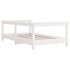 Estructura de cama para niños madera de pino blanco 70x140