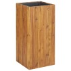 Arriate de madera maciza de acacia 43,5x43,5x90 cm