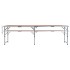 Mesa de camping plegable de aluminio 240x60