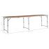 Mesa de camping plegable de aluminio 240x60