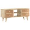 Mueble para la TV madera maciza de mango 110x30x45 cm