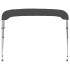 Toldo Bimini de 3 arcos gris antracita 183x160x137