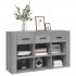 Aparador de madera contrachapada gris Sonoma 100x30x59,5