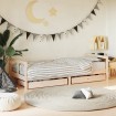 Estructura de cama para niños con cajones madera pino 80x200 cm