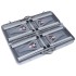 Mesa de camping plegable con 4 asientos acero