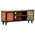 Mueble para TV madera maciza reciclada 120x30x45